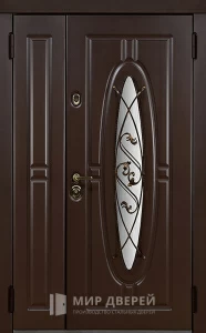 Входная дверь со створкой №14 внешняя - фото