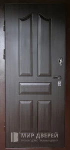 Дверь металлическая входная уличная на заказ №10 внутренняя - фото