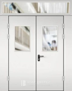 Стальная дверь в подъезд №16 внешняя - фото