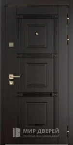 Филенчатая дверь входная металлическая №7 внешняя - фото