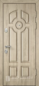 Входная дверь в дом с одной створкой №3 внешняя - фото