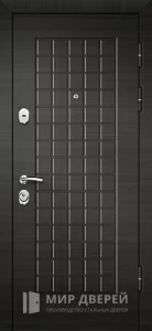 Входная дверь темная №11 внешняя - фото
