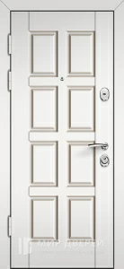 Железный дверь для дома уличная №74 внутренняя - фото