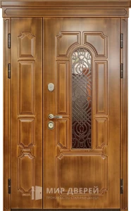 Дверь для частного дома двухстворчатая №26 внешняя - фото