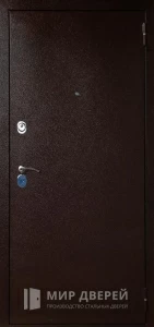 Входная дверь антик / белый МДФ внешняя - фото