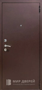 Дверь входная МДФ белая внутри №7 внешняя - фото