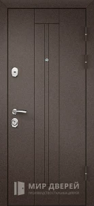 Дверь с порошковым напылением и МДФ готовая №3 внешняя - фото