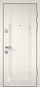 Металлическая межкомнатная дверь в квартиру №21 внешняя - фото