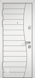 Темная входная дверь №12 внутренняя - фото