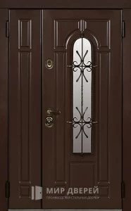 Входная дверь 1400х2000 двухстворчатая №15 внешняя - фото