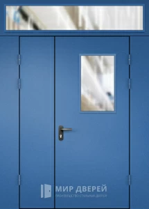 Подъездная дверь с кодовым замком №13 внешняя - фото