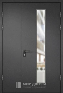 Дверь входная металлическая в подъезд №27 внешняя - фото