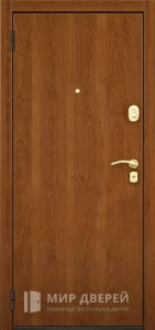 Дверь ламинат и кожа №11 внутренняя - фото