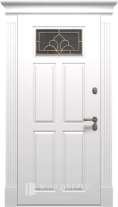 Стальная дверь в частный дом премиум класса с покраской эмаль №8 внутренняя - фото