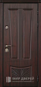 Недорогая железная дверь на заказ №4 внешняя - фото