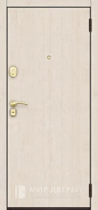 Стальная входная дверь эконом №26 внешняя - фото